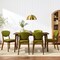 Best Choice Products 2-Piece Mid-Century Modern Wood & Upholstered Dining Chair Set